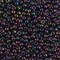 Miyuki 8 Round Seed Bead, 8-454, Metallic Dark Plum Iris, 10 grams